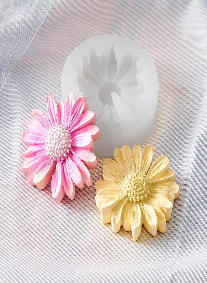 Vedini Daisy Flower Shape Silicone Mold 3D for Candle Making Flower Mould Soap Resin Art and Craft Chocolate Cake DIY (Multicolour) - Image 5